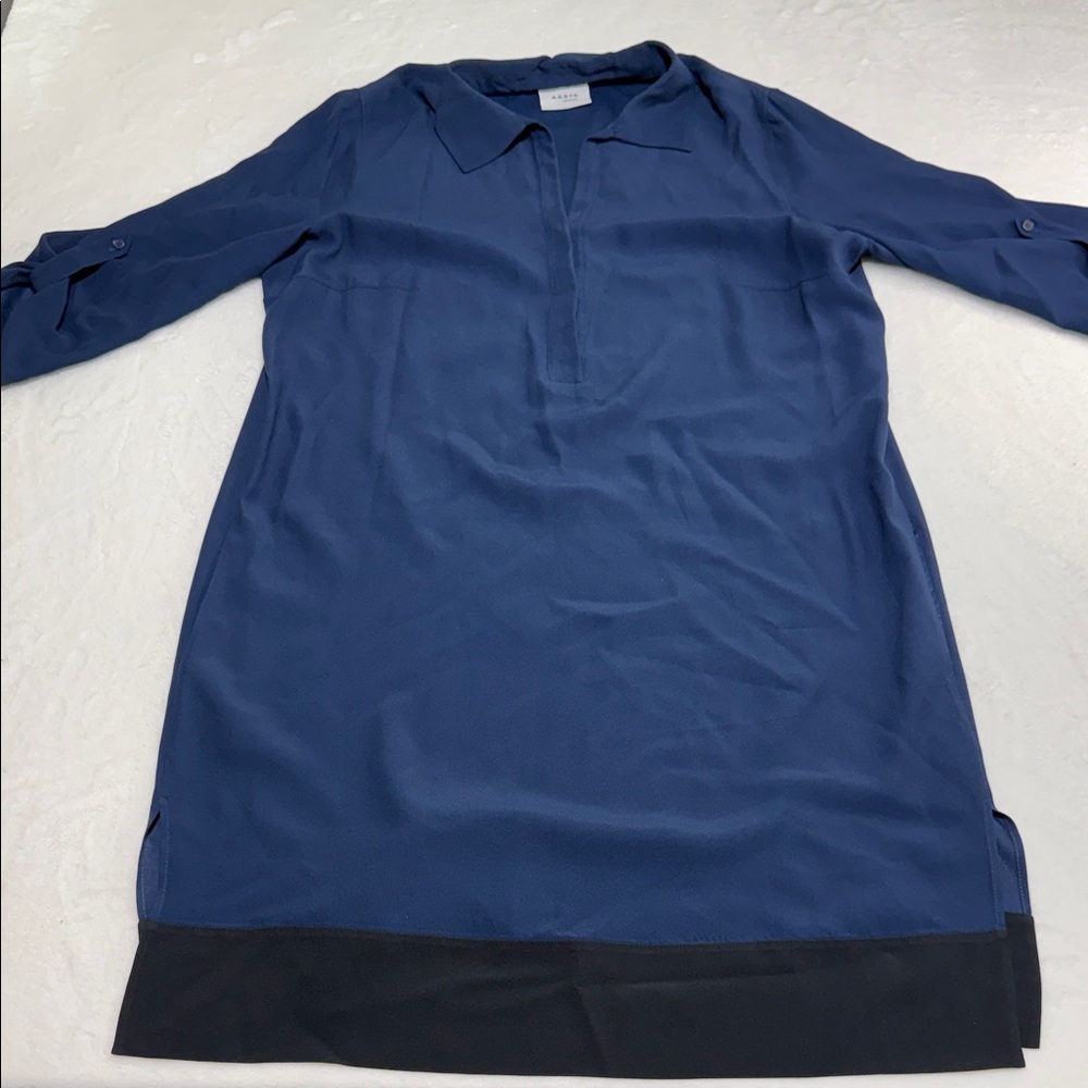 Akris Punto Navy Blue Dress